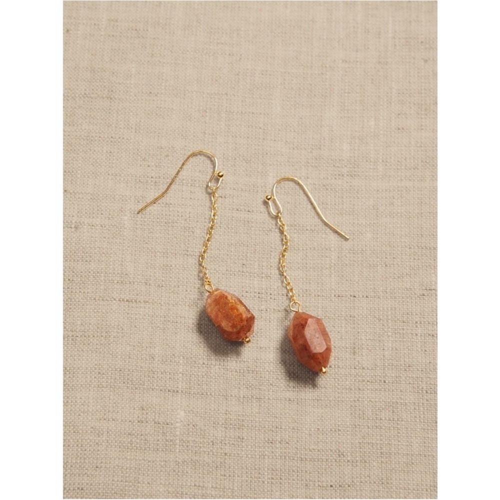 Banana Republic CRYSTAL DROP EARRINGS | AUREUS + ARGENT NWT